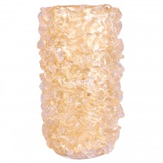 Monumental gold leaf Murano glass vase